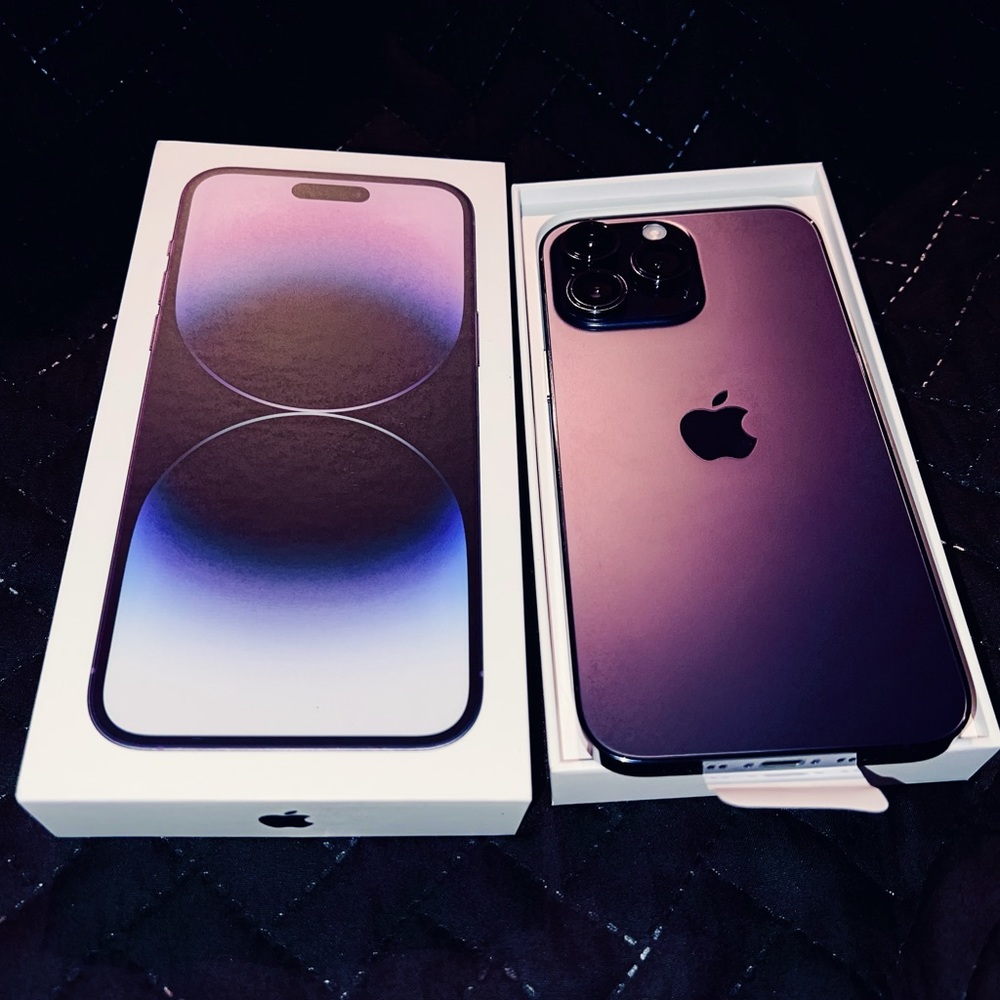 iPhone 14 PRO MAX Brand New! (Purple) Unlocked! W/Casetify cases!